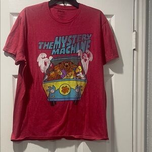 Red Mystery Machine Graphic T-Shirt